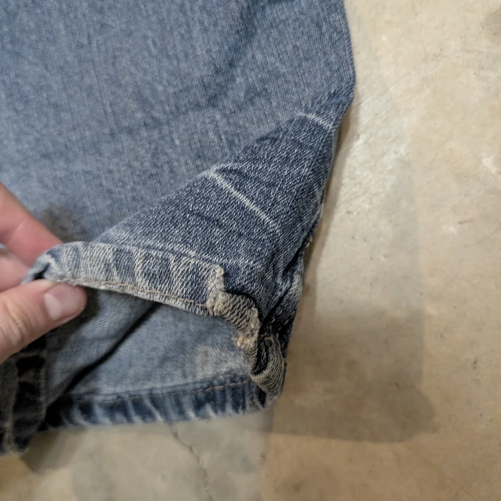 Y2K Phat Farm Jeans Straight Leg Distressed Men's 32x31 Measured Straight Leg